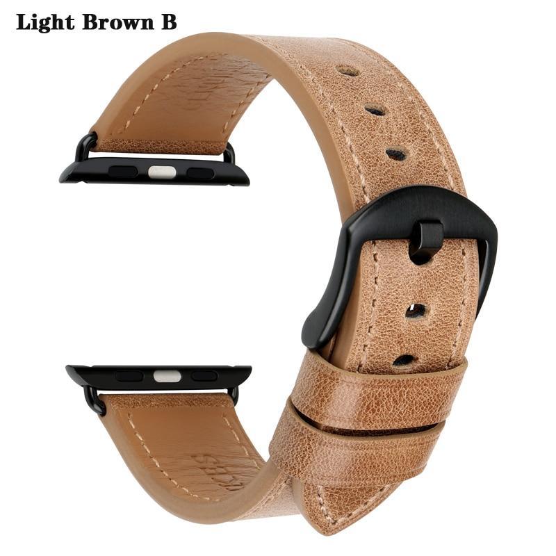 Pulseira de Alta Qualidade em Couro Legitímo para Apple Watch - Loja Oficial | XploudShop