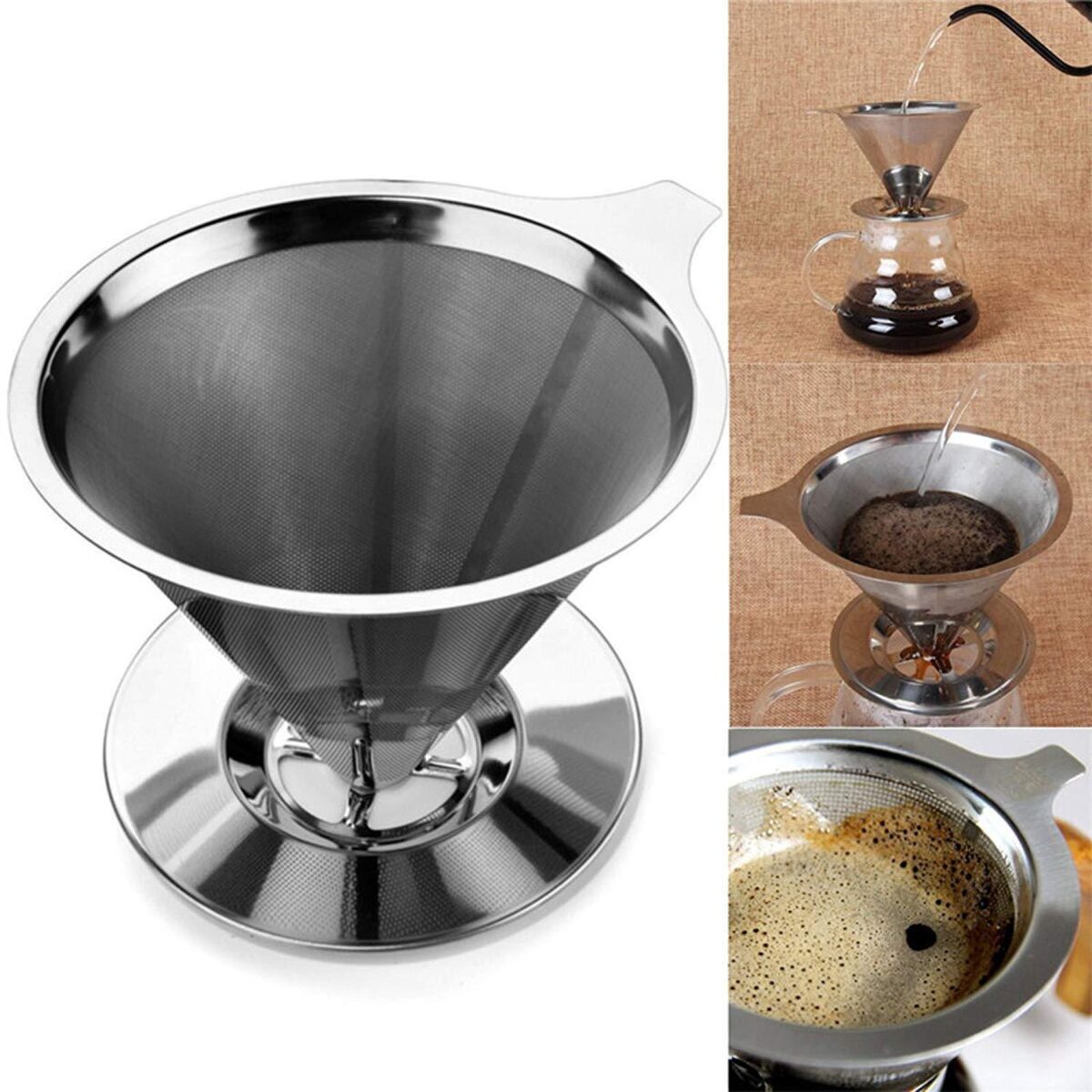 Filtro de Café de Inox Ecológico e Reutilizável - Loja Oficial | XploudShop