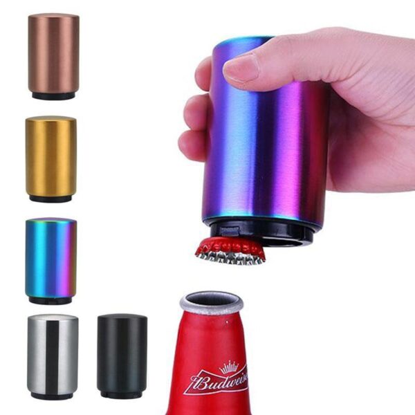 Abridor de Cerveja Magnético Automático em Aço Inoxidável - Loja Oficial | XploudShop