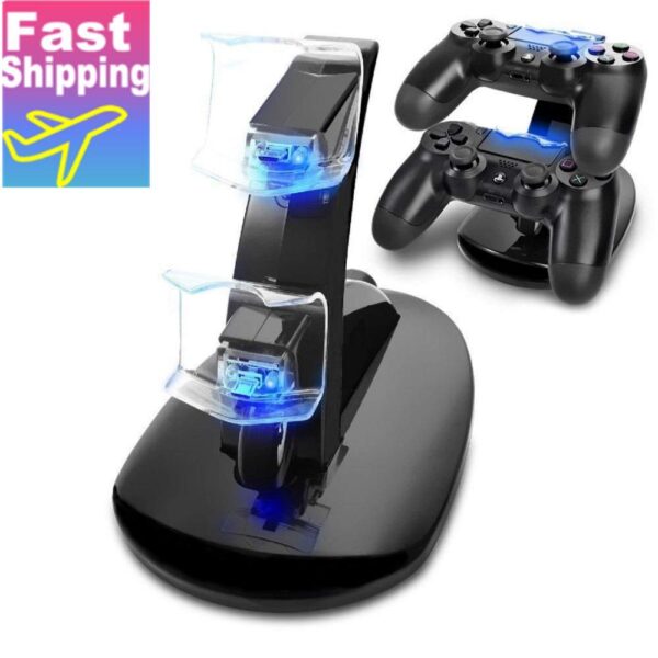 Carregador e Suporte de Energia Duplo USB para Controle DualShock Charger Estação de Carregamento Rápido - Loja Oficial | XploudShop