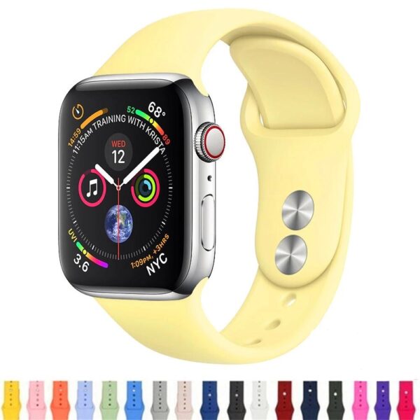 Pulseira Milanese Esportiva de Silicone para Apple Watch - Loja Oficial | XploudShop