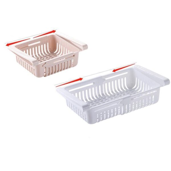 Rack Organizador para Armazenamento de Alimentos em Geladeira Prateleira Ajustável de Cozinha - Loja Oficial | XploudShop