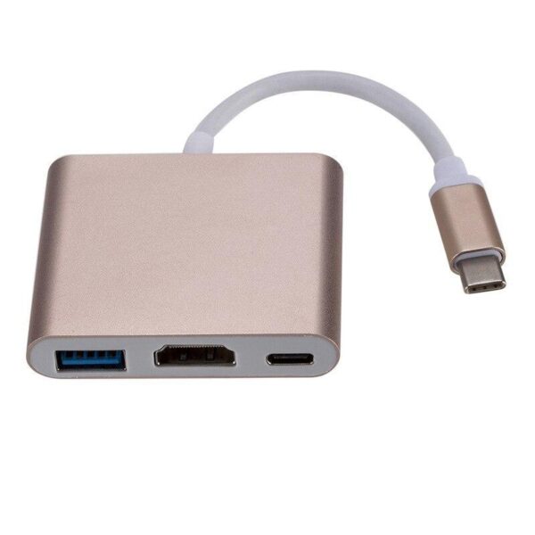 Adaptador USB 3.0 Tipo C HUB Thunderbolt 3 HDMI 4K - Loja Oficial | XploudShop