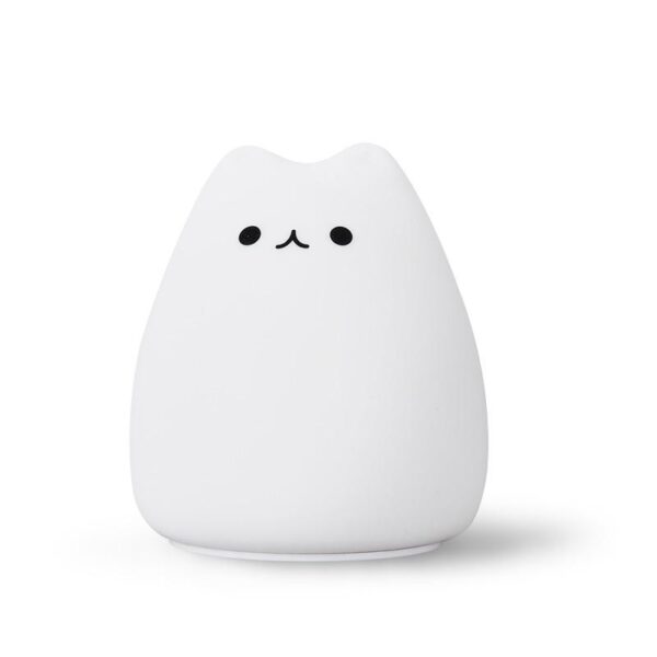 Lâmpada Led de Silicone Gato 7 Cores Luminária Luz - Loja Oficial | XploudShop