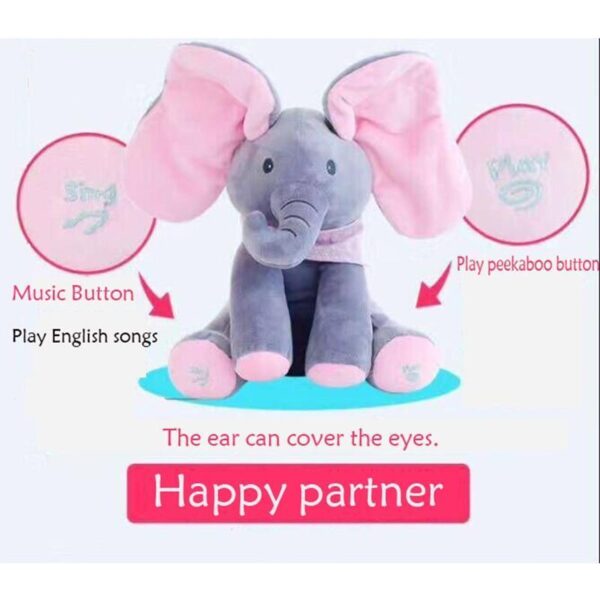 Elefante de Pelúcia Peek a Boo - Brinquedo Interativo - Loja Oficial | XploudShop