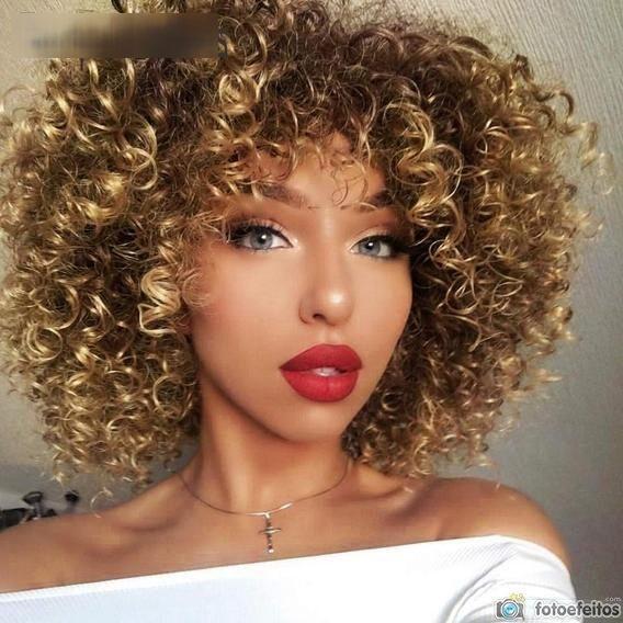 Front Lace Wig Fashion Cacheadas 35CM - Loja Oficial | XploudShop
