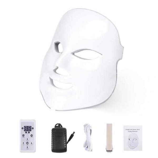 LiteMask® Máscara LED Facial 7 Cores Tratamento Estético Fototerapia - Loja Oficial | XploudShop