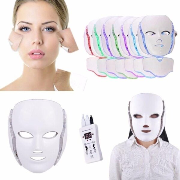 Máscara LED 7 Cores - Tratamento Facial - Loja Oficial | XploudShop