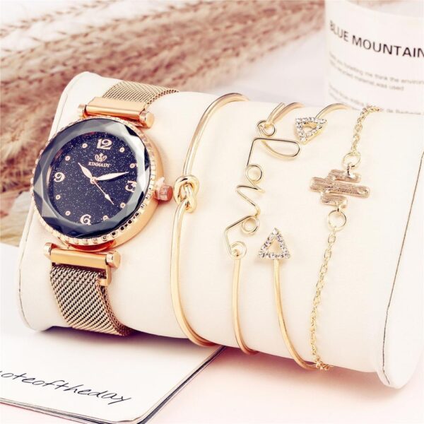 Relogio De Luxo Zegarek + 4 Pulseiras de brinde - Loja Oficial | XploudShop