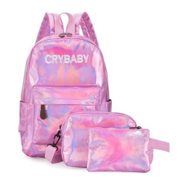 Mochila CRY BABY ® Original - Kit 3 Peças + Chaveiro - Loja Oficial | XploudShop