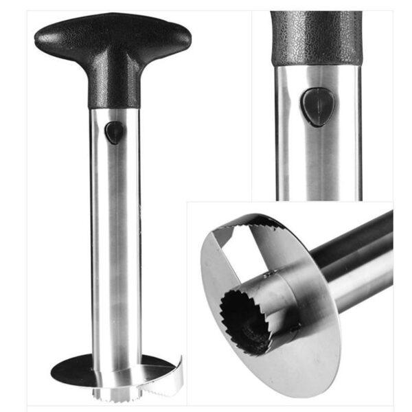 Descascador de Abacaxi Inox Fatiador Espiral para Coquetel de Frutas - Loja Oficial | XploudShop