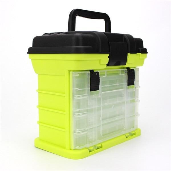 BRUTTU ® - Caixa de Pesca com 4 Gavetas + Compartimentos - Loja Oficial | XploudShop
